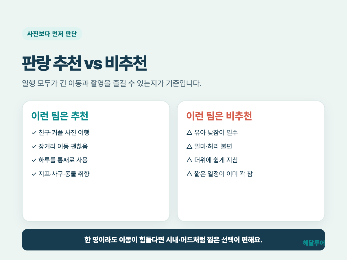 나트랑 판랑 사막투어 추천 비추천 판단표