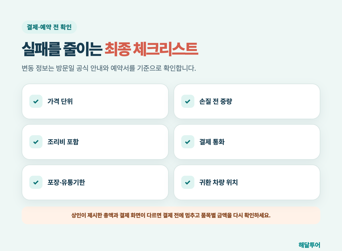 푸꾸옥 야시장 완전정복: 바가지 피하고 제대로 먹고 사는 법 최종 체크리스트